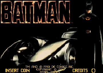 Batman screen shot title